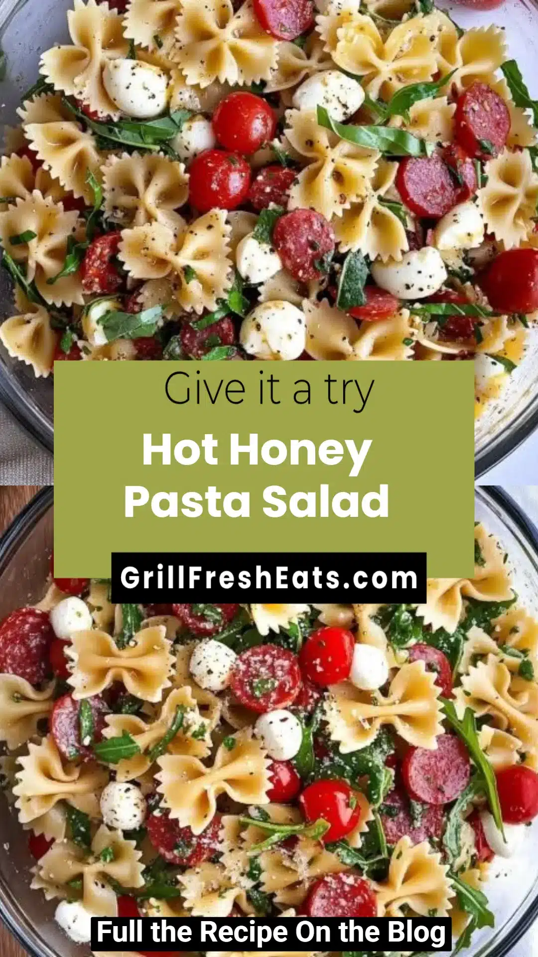 Hot Honey Pasta Salad