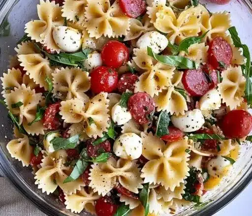 Hot Honey Pasta Salad
