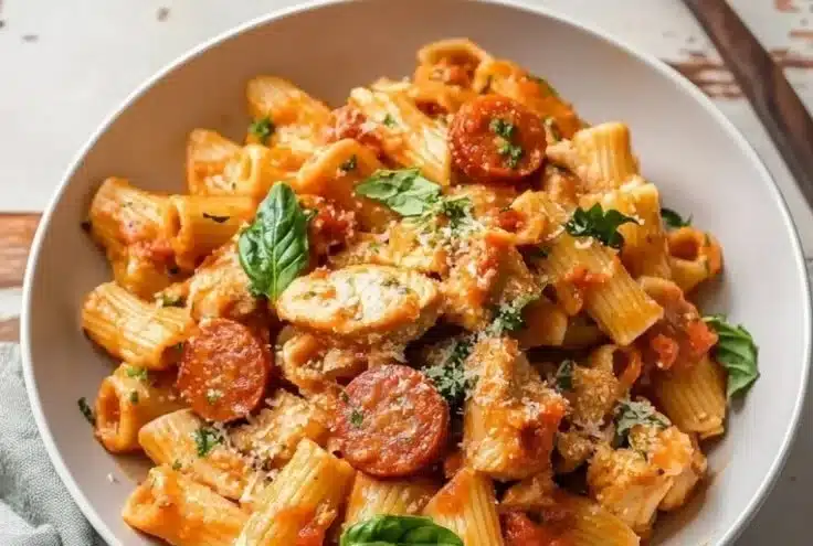 Italian Chicken Sausage Pasta