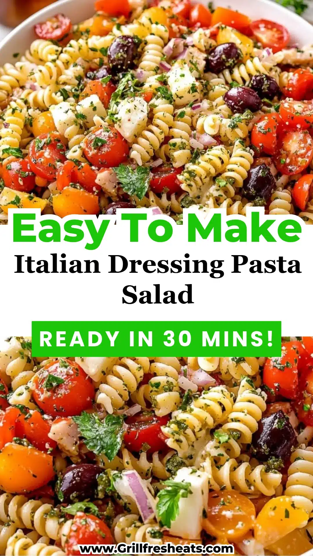 Italian Dressing Pasta Salad