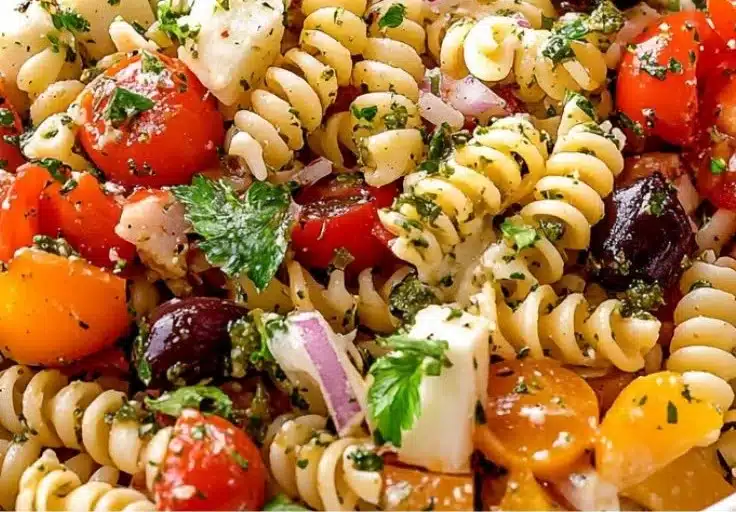 Italian Dressing Pasta Salad