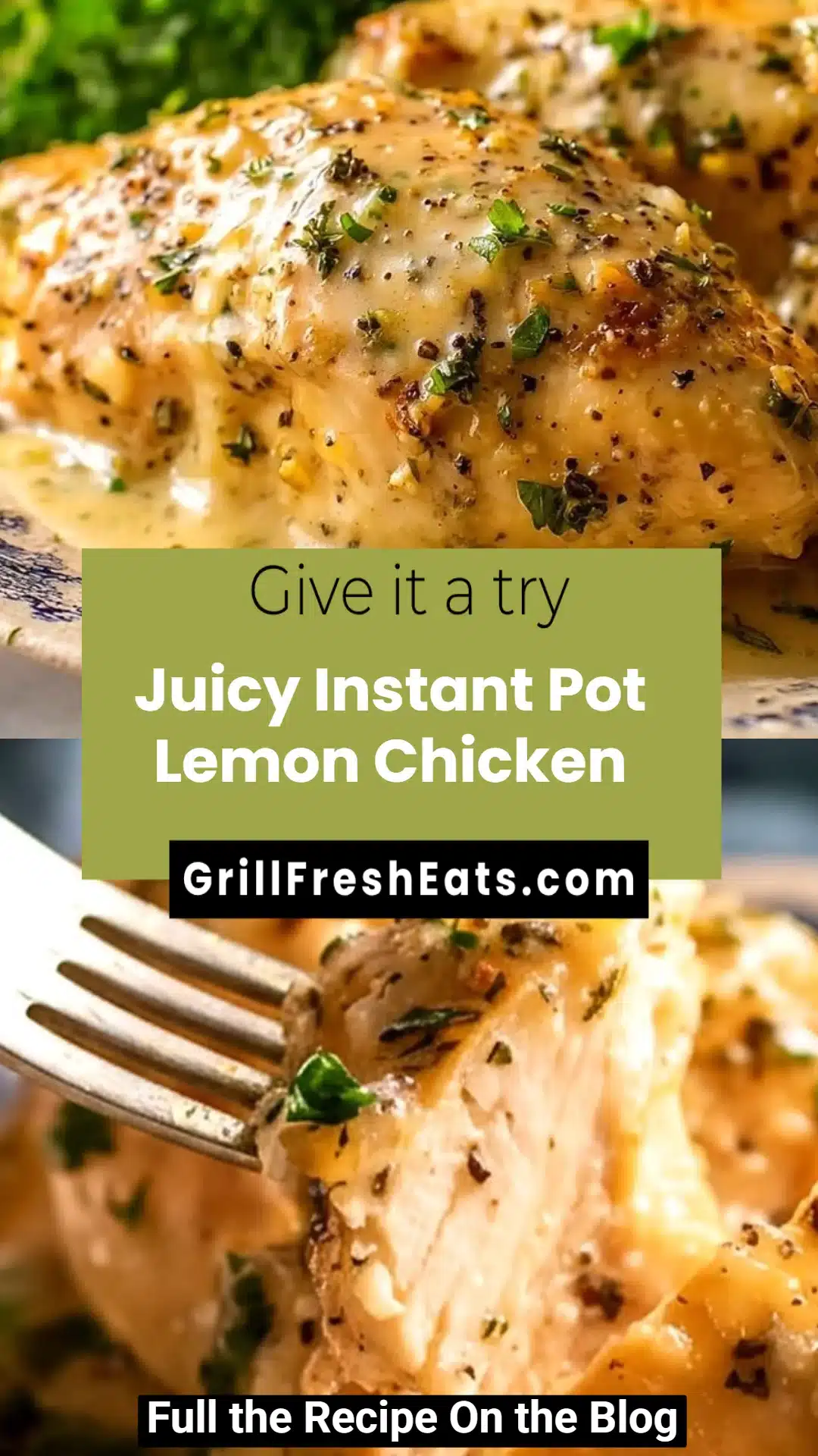 Juicy Instant Pot Lemon Chicken