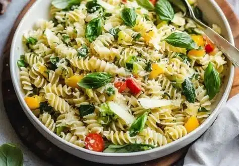Lemon Basil Pasta Salad 2 Lemon Basil Pasta Salad