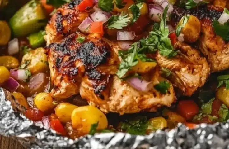 Mexican Chicken Foil Packets 3 Mexican Chicken Foil Packets