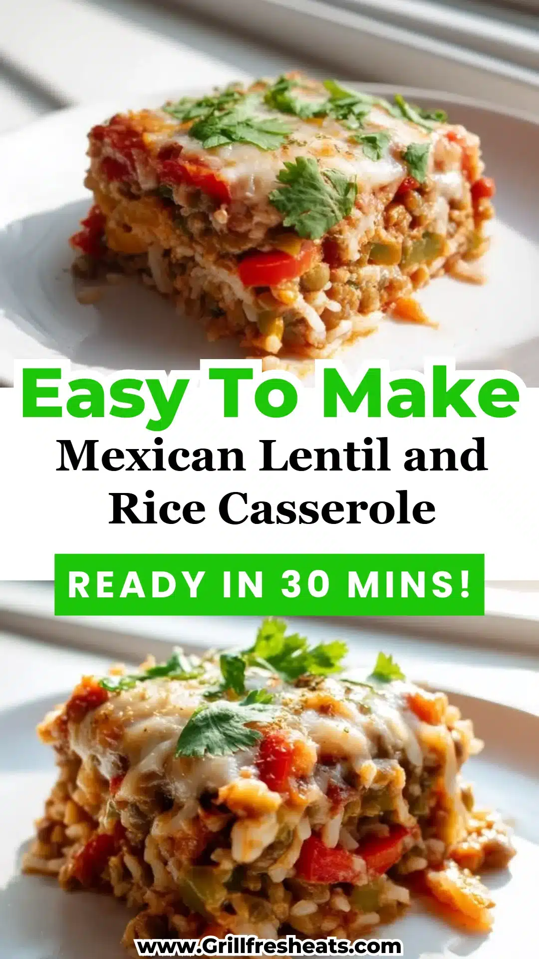 Mexican Lentil and Rice Casserole 1 Mexican Lentil and Rice Casserole