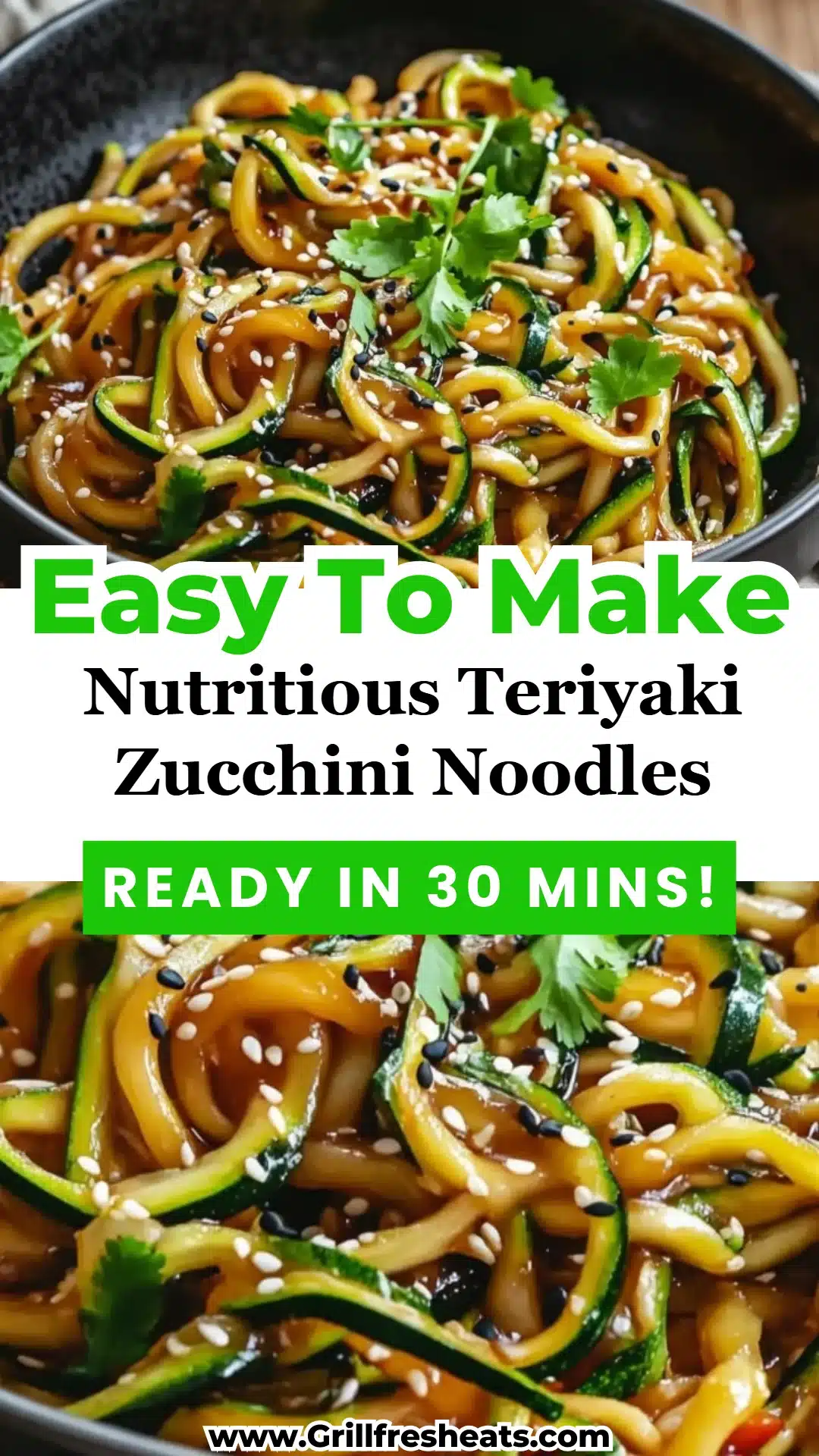 Nutritious Teriyaki Zucchini Noodles 1 Nutritious Teriyaki Zucchini Noodles
