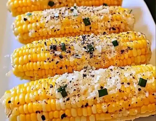 Parmesan Chive Corn on the Cob