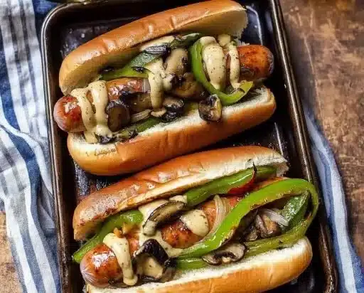 Philly Cheese Brats