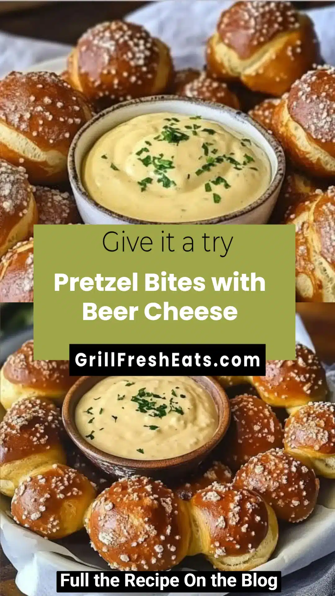 Pretzel Bites with Beer Cheese