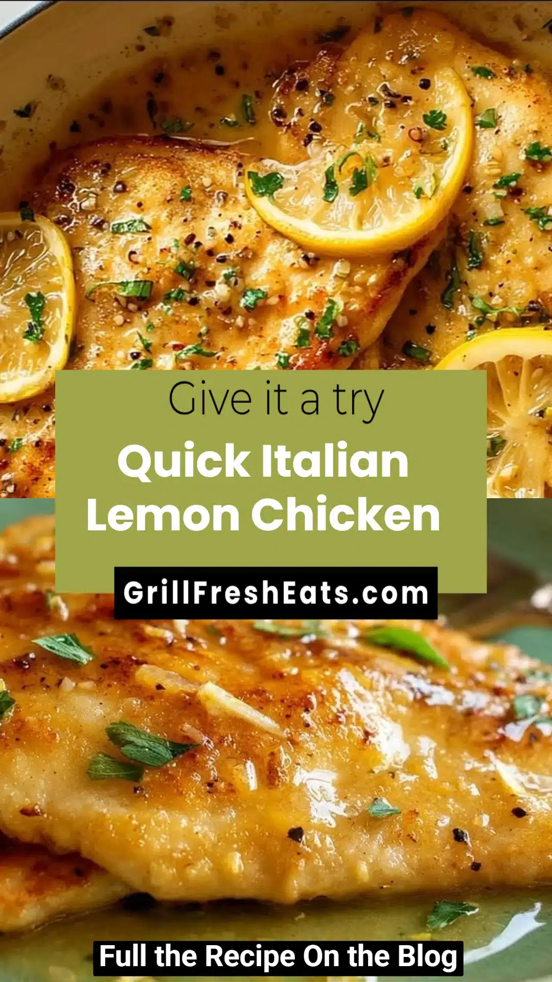 Quick Italian Lemon Chicken
