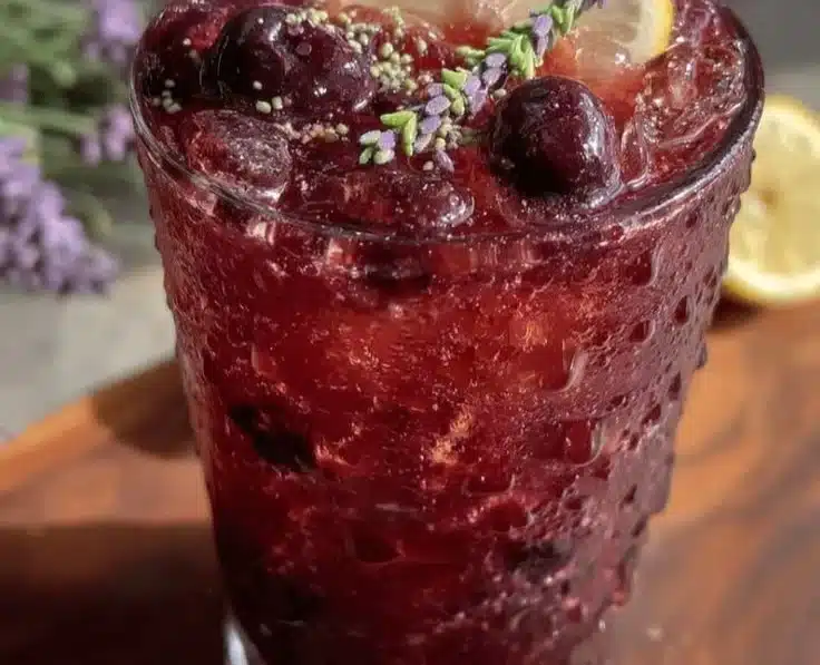 Refreshing Blueberry Lavender Lemonade