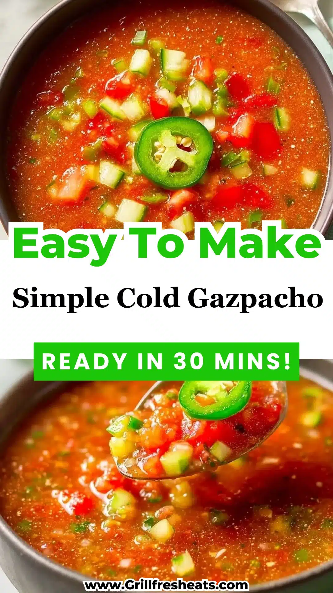 Simple Cold Gazpacho 1 Simple Cold Gazpacho