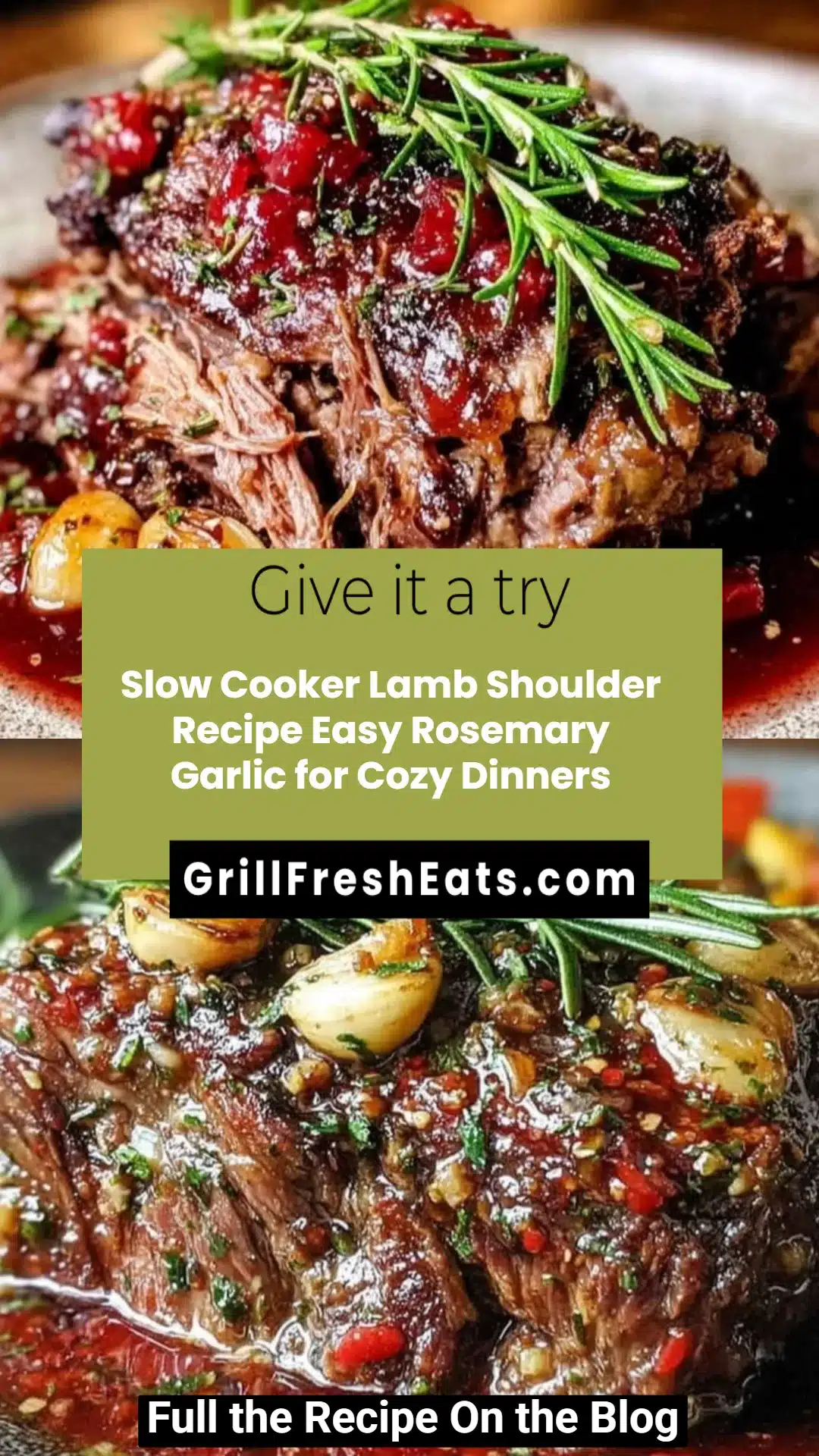 Slow Cooker Lamb Shoulder Recipe Easy Rosemary Garlic for Cozy Dinners