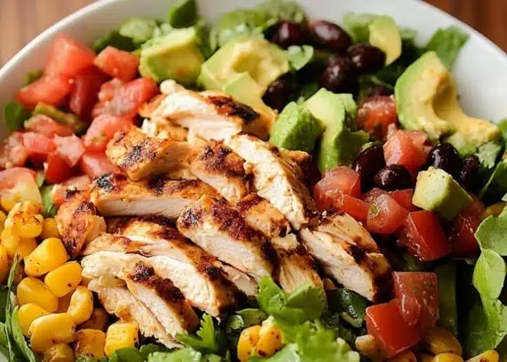 Southwest Chicken Chopped Salad with Chipotle Honey Dressing 2 Southwest Chicken Chopped Salad with Chipotle Honey Dressing