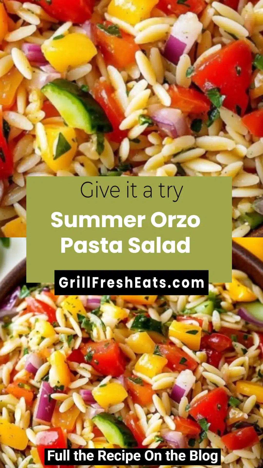 Summer Orzo Pasta Salad