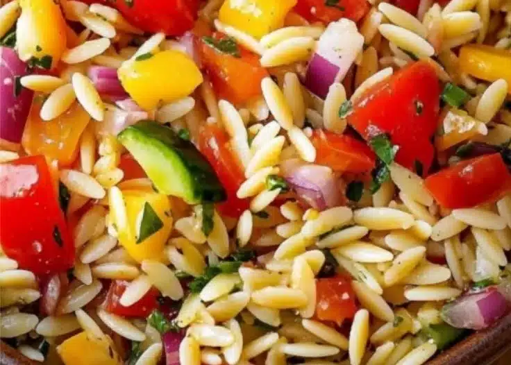 Summer Orzo Pasta Salad