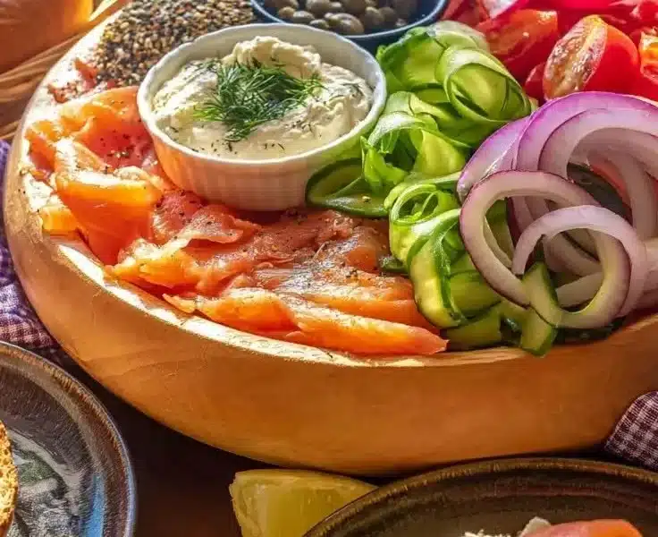 The Ultimate Smoked Salmon Bagel Board 3 The Ultimate Smoked Salmon Bagel Board