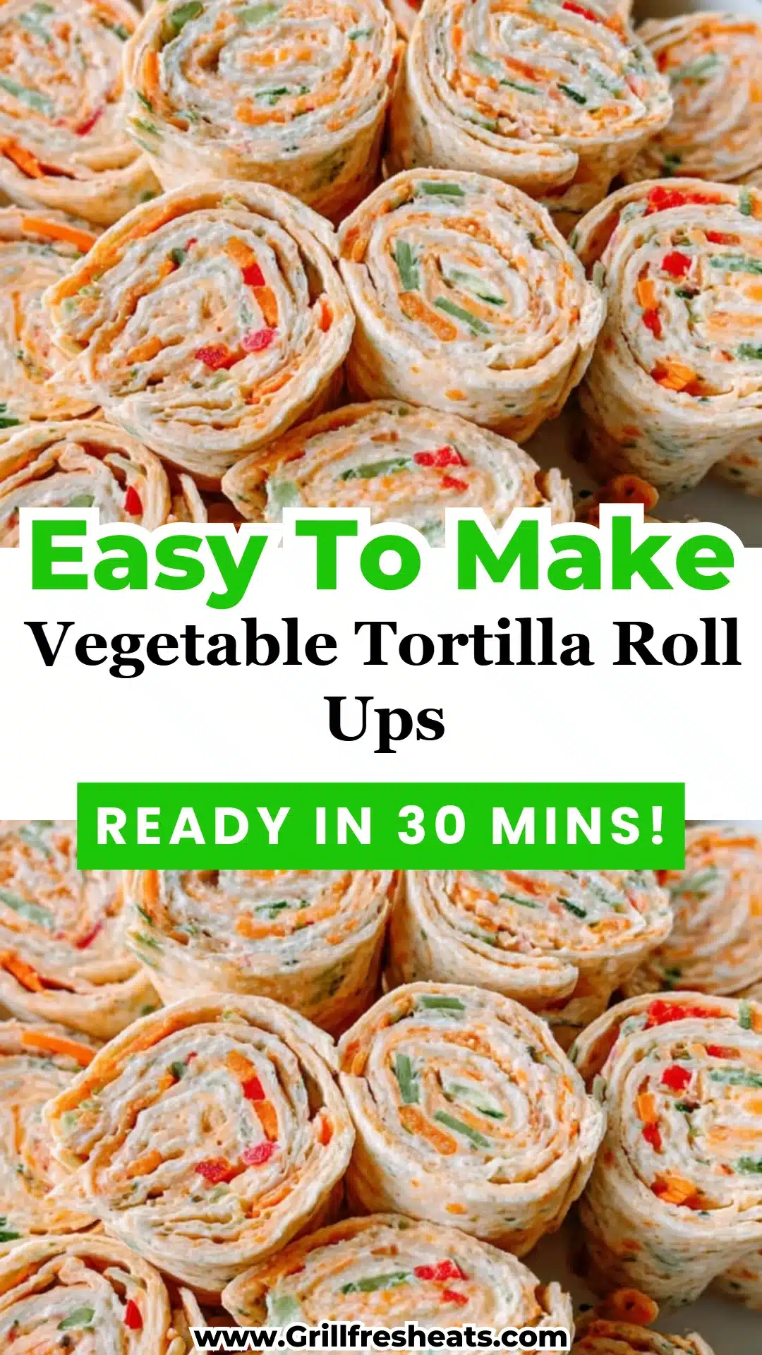 Vegetable Tortilla Roll Ups