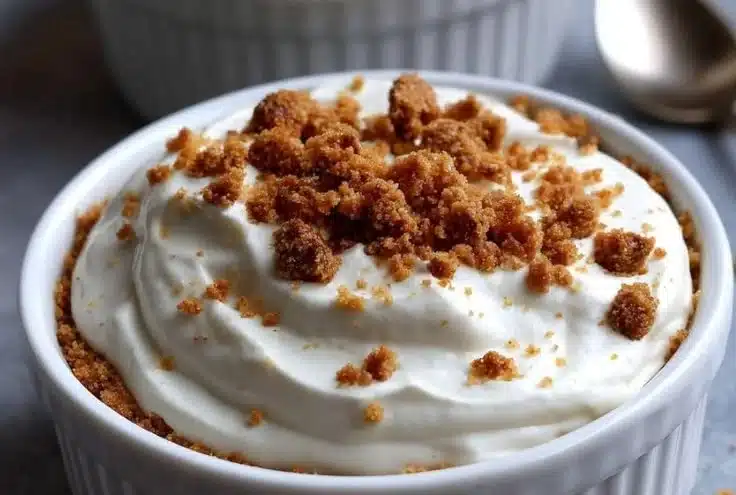Grill Fresh Eats 6 Delicious 10-minute banana cream pie with cottage cheese mousse topping