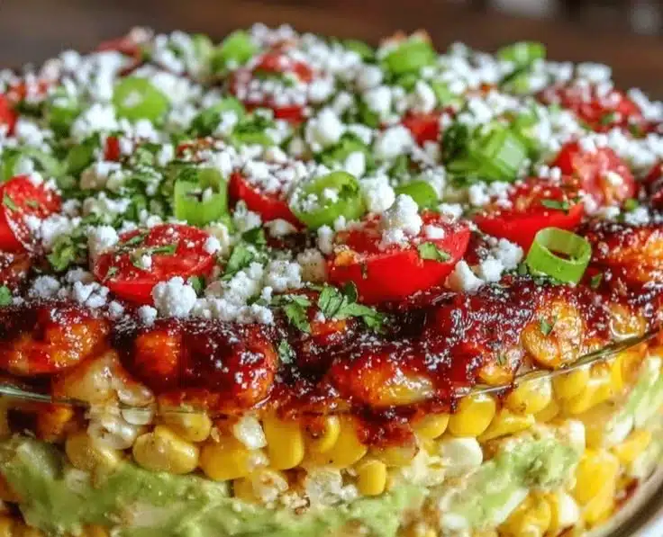 7-Layer Guacamole Dip 2 7-layer guacamole dip served in a bowl with fresh ingredients