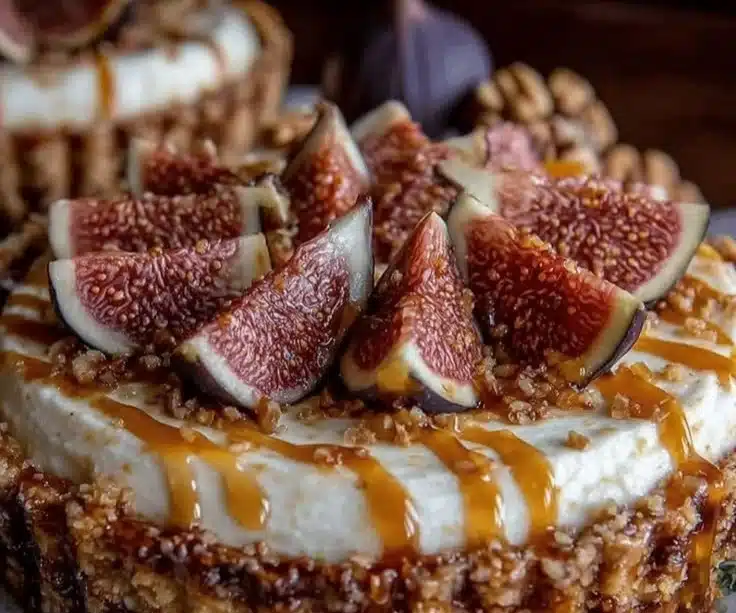 Fig and Ricotta Tart 3 Delicious Fig and Ricotta Tart with fresh figs on top